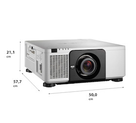 NEC PX1004UL-WH (mit Objektiv NP18ZL) Beamer mit 10000 ANSI-Lumen und WUXGA Auflösung