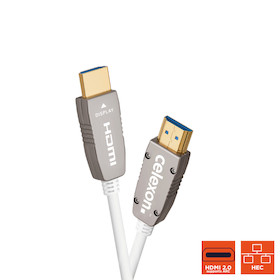 celexon UHD Optical Fibre HDMI 2.0b Active Kabel 6m, weiß