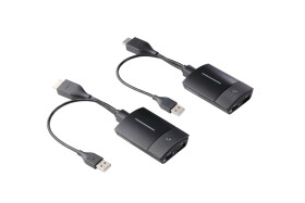 Panasonic TY-WPSC1 Wireless Presentaion System Kit: 1x Empfänger-Box, 2x Sender USB-C)