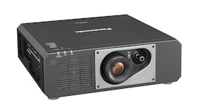 Panasonic PT-FRQ60B, schwarz Wechselobjektiv Beamer mit 6.000 ANSI-Lumen