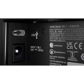 Bose Videobar VB-S - All-In-One USB 4K-Videokonferenzsystem, schwarz