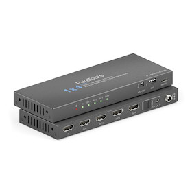 Purelink PureTools - 1x4 HDMI2.1 Splitter - 48Gbps - 8K (60Hz 4:2:0) 12 bit, Audio De-Embedding und