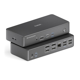 Vuelogic VL-D210DL USB-C Docking Station - Dual Screen DisplayLink ready - 4K Unterstützung
