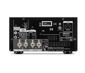 Denon RCD-M41 HiFi 2.1-Kanal mit 30W Verstärker, silber
