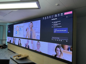 Clevertouch CleverWall 199” 1.2 mm Pixelpitch 4K display