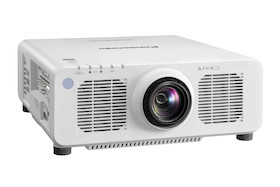 Panasonic PT-RZ990WE mit Objektiv, weiss Installationsbeamer mit 10.000 Lumen - Demo