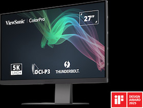 ViewSonic VP2788-5K 27" 5K Thunderbolt Monitor mit Daisy Chain Support