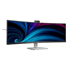Philips 49B2U6900CH 32:9 SuperWide Curved Business Monitor mit USB-C und integrierter 5-MP-Webcam