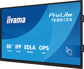 iiyama ProLite TE8613A-B1AG 86“ interaktives Display für die nahtlose Integration und Zusammenarbeit