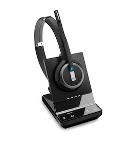 EPOS IMPACT SDW 5063T - kabelloses USB-A Dual DECT-Headset mit Basisstation | zertifiziert für Micro