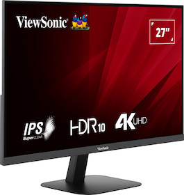 ViewSonic VA2708-4K-HD 27" 4K UHD Monitor mit HDR 10, Dual HDMI und DisplayPort
