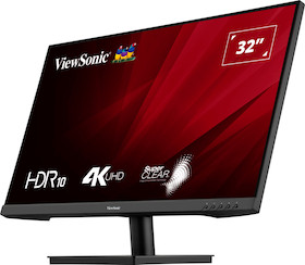 ViewSonic VA3208-4K-HD 32" 4K UHD Monitor mit HDR 10, Dual HDMI und DisplayPort