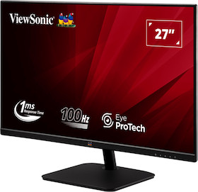 ViewSonic VA2732-H-2 27" Full-HD-IPS-Monitor mit 100 Hz und schneller Reaktionszeit von 1 ms
