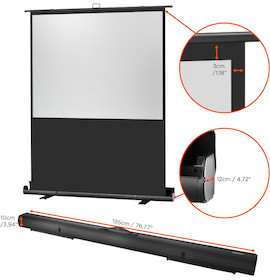celexon Leinwand Ultramobil Plus Professional 180 x 102 cm