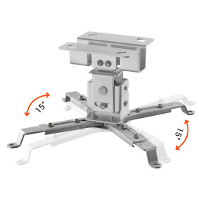 celexon Verlängerungsrohr für Deckenhalterung MultiCel Economy 40-70 cm - silber