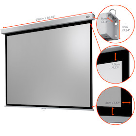 celexon Leinwand Rollo Professional Plus 200 x 150 cm - 98"