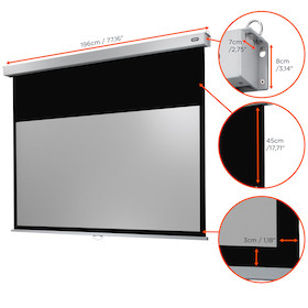 celexon Leinwand Rollo Professional Plus 180 x 102 cm - 81"