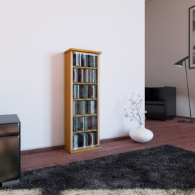 VCM CD / DVD Möbel Classic - Schrank / Regal in 3 Farbdekoren Farbe: buche
