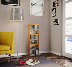 VCM CD / DVD Möbel Vetro - Schrank / Regal in 7 Farben: buche