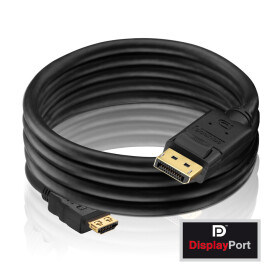 PureLink PureInstall DisplayPort auf HDMI Kabel 3,0 m