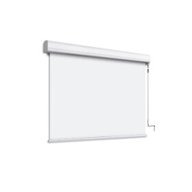 DELUXX Professional Classic Kurbelleinwand Mattweiß Vision - 1:1 - 210x210 cm