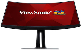 ViewSonic VP3881 38" Curved-Grafik-Monitor mit 5ms Reaktionszeit und WQHD