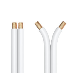PureLink Lautsprecherkabel OFC 2x4,00mm², (0,10mm), 30,0m, weiß