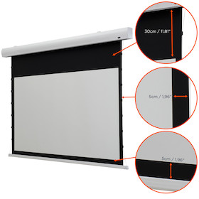 celexon Leinwand HomeCinema Tension 180 x 102 cm, 80" - MWHT