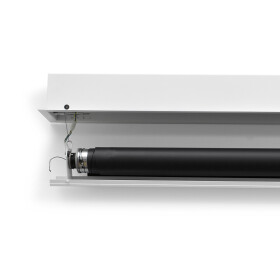 Projecta Deckeneinbau Leinwand Tensioned DescenderPro Electrol, 300 x 191 cm, 16:10, mattweiß
