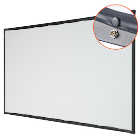 celexon basic line Faltrahmenleinwand 221 x 124 cm, 100", Leinwand Format 16:9