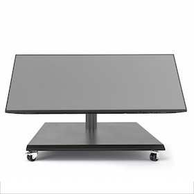 Hagor BrackIT Stand Low Tilt mobiles Standsystem für Vorschaumonitor - 32" - 55" | max. VESA 400x400
