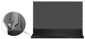 celexon UST Hochkontrast Bodenscheren Leinwand - HomeCinema Plus, 120" schwarz