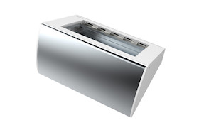 VISION TechConnect 3 2-Gang Table-Mounted Backbox - Gehäuse