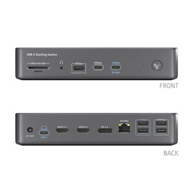 Vuelogic VL-D220 USB-C Docking Station - Dreifach-Display USB 3.2 Gen2 MST - 8K-Unterstützung