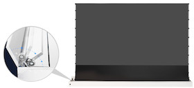 celexon UST Hochkontrast Bodenscheren Leinwand - HomeCinema Plus, 80" weiß