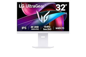 LG UltraGear 32G810SA-W 32" 144 Hz UHD 4K AI Smart Gaming Monitor