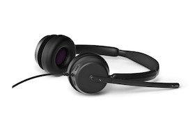 EPOS IMPACT 460T - kabelgebundenes Dual Headset USB-A / USB-C | zertifiziert für Microsoft Teams |