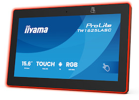 iiyama ProLite TW1625LASC-B3PNR 16" PCAP Touchmonitor mit Android-Betriebssystem, NFC-/RFID-Lesegerä