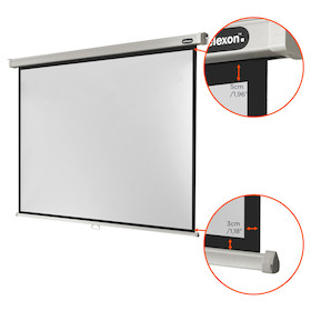 celexon Rolloleinwand Professional 160 x 120 cm - 4:3 - Gain 1,2 - 79"