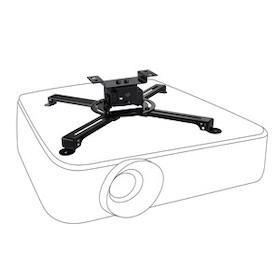 celexon Beamer-Deckenhalterung universal MultiCel Pro 1000 - schwarz - 10 cm