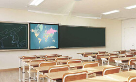 Optoma DS-9084PMG+ Rollo Leinwand, 186 x 104.5 16:9, mattweiss