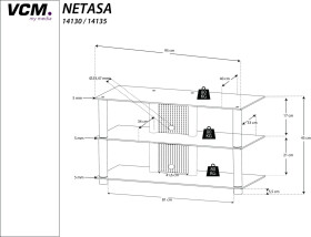 VCM Netasa Schwarzglas