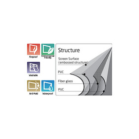 DELUXX Advanced Stativleinwand inkl. Keystone zur Trapezkorrektur - 1:1 - 152x152 cm - 85''