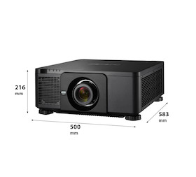 NEC PX1004UL-BK (mit Objektiv NP18ZL) Beamer mit 10000 ANSI-Lumen und WUXGA Auflösung