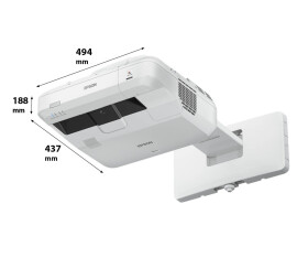 Epson EB-700U Kurzdistanzbeamer mit 4000 ANSI-Lumen und WUXGA