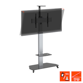 celexon Professional höhenverstellbarer Display Rollwagen Adjust-3270MP