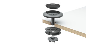 Logitech Rally Mic Pod Mount - Weiß