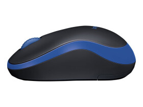 Logitech M185 Maus, kabellos, blau