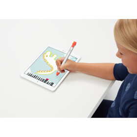 Logitech Crayon Digitaler Stift, kabellos, Intense Sorbet