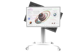 celexon Expert Display-Rollwagen Seoul für Samsung FLIP WM65R und WM65B